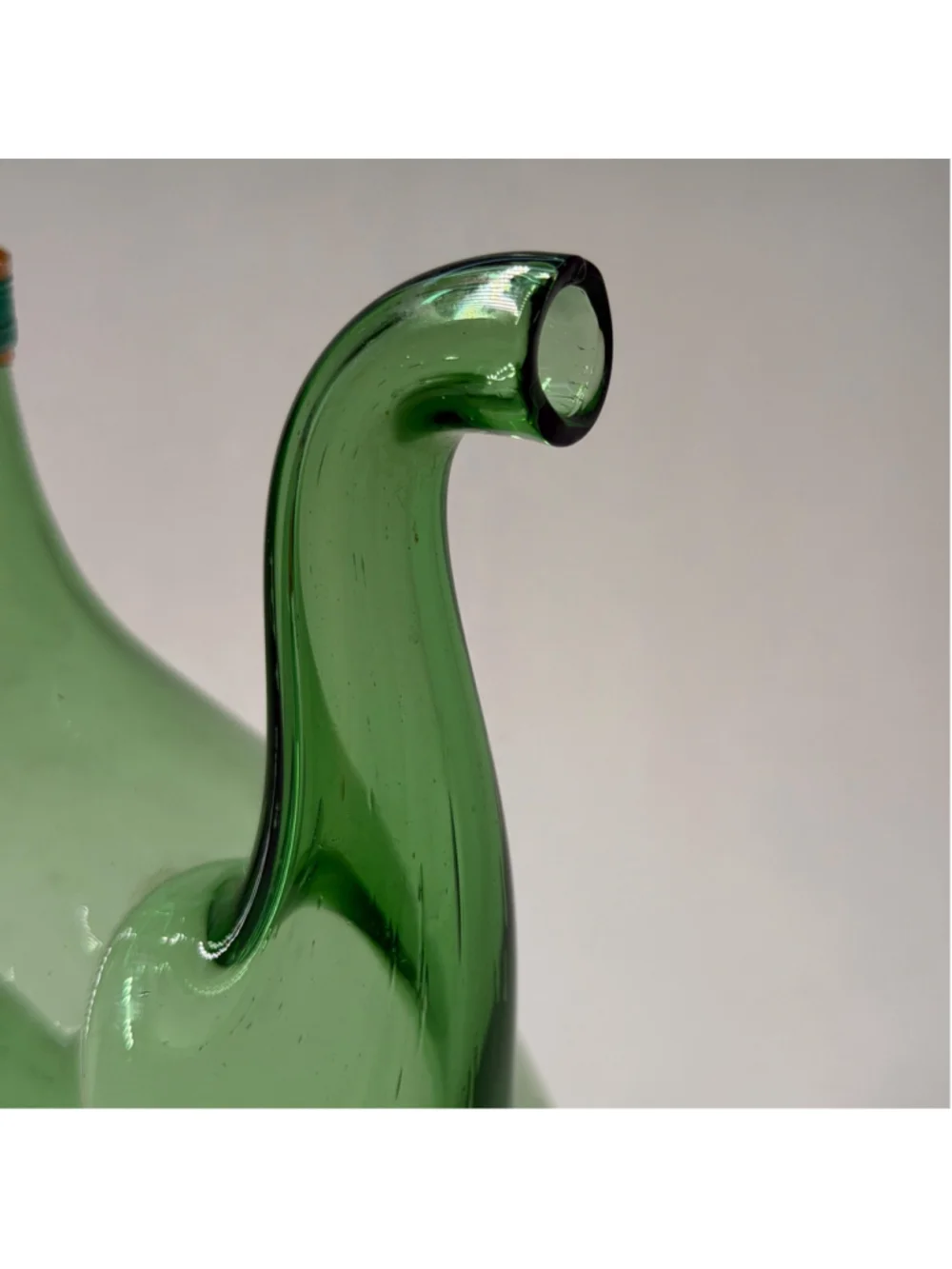 Vintage Mid Century Italian Hand Blown Decanter